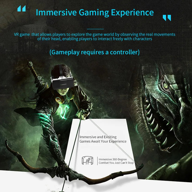 Lentes de Realidad Virtual Futurista